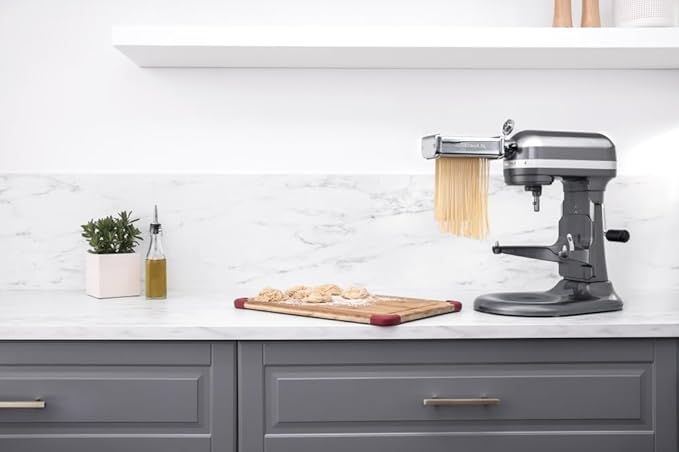 KitchenAid Stand Mixer Attachment,KSMPRA 3-Piece Pasta Roller & Cutter Set,(Pack of 2)