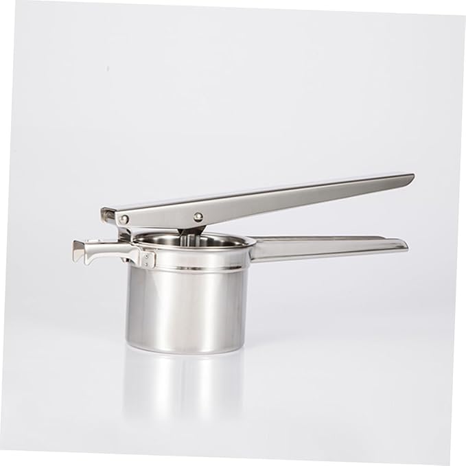 PRETYZOOM Stainless Steel Citrus Press Manual Lemon Juicer with Long Handle Easy to Clean Ergonomic Design for Home and Professional Use
