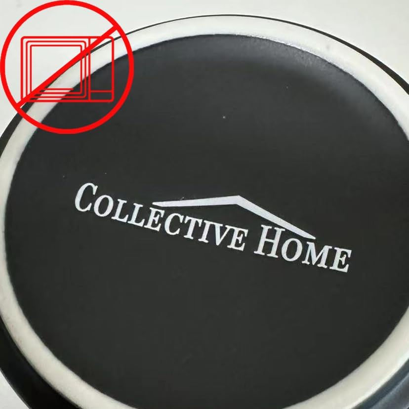 COLLECTIVE HOME - Black Monogram Ceramic Mugs, 15 oz Golden Initial Coffee Cups, Elegant Alphabet Tea Mugs, Personalized Halloween Mug with Gift Box, Perfect for Office and Home Décor (b)