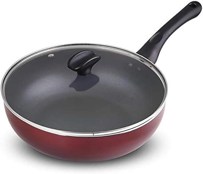 Wok - Electric Stir-Fry Wok， Auto Cooking Cooker， Stir-Fry Wok， Sauté Wok， Slow Cooker， Stew Pot， Automatic Stir-Fry， Saucepan， Cook Soup-34cm，28cm