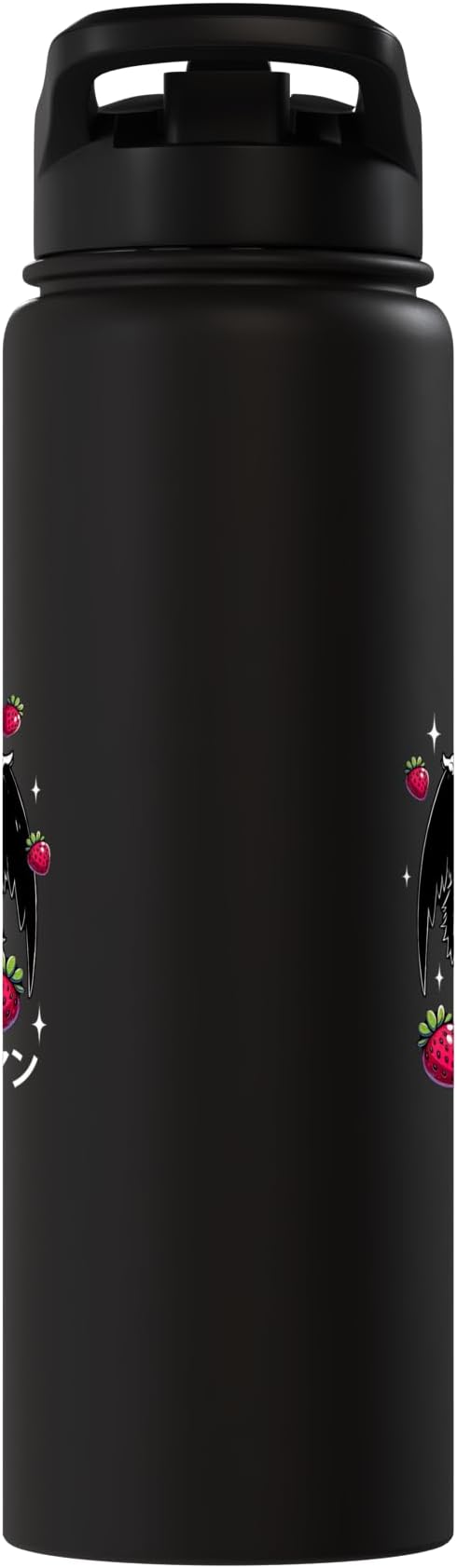 Mothman Kawaii Strawberry Milk Shake Cryptid Stainless Steel Insulated Water Bottle