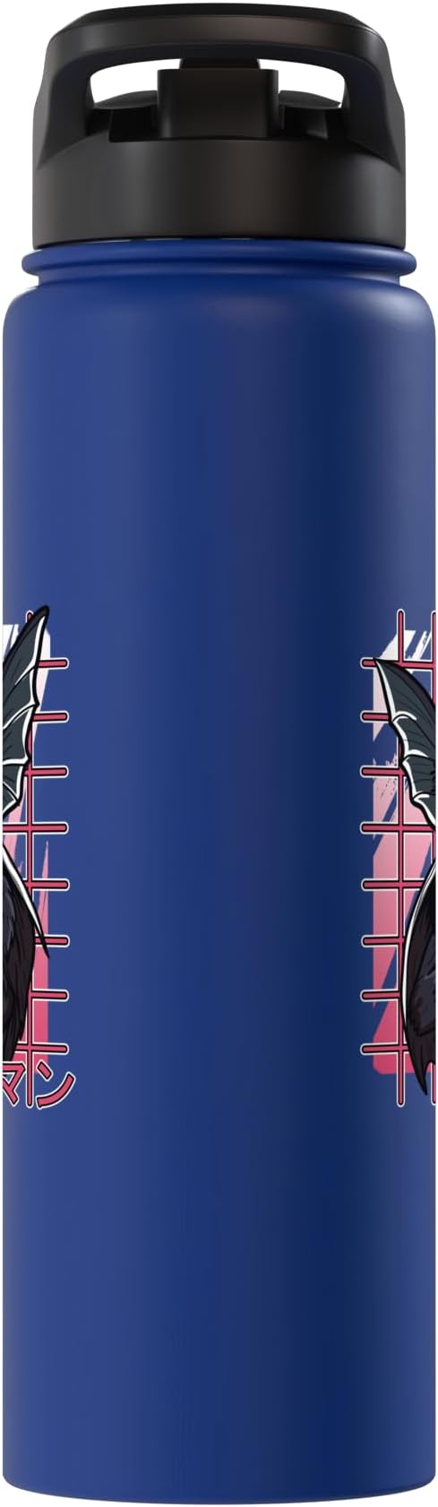 Mothman Kawaii Strawberry Milk Shake Carton Cryptids Stainless Steel Insulated Water Bottle