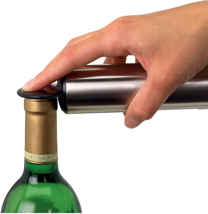 Brabantia Classic Corkscrew Bottle Opener - Matte Steel, 369360, Medium