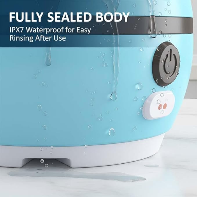 Fruit & Vegetable Cleaning Machine: Vegetable Cleaner Device with Multi-Mode Cleaning - Portable Waterproof Food Purifier for Fruits, Vegetables, Meat & Seafood - USB Rechargeable (white)