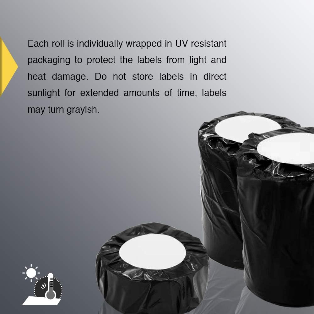 BETCKEY - 4" x 6.5" Large Shipping Labels & Multipurpose Compatible with Zebra & Rollo Label Printer,Premium Adhesive & Perforated[Pink, 6 Rolls, 1500 Labels]