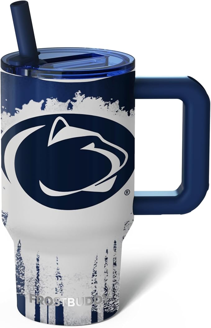 Thicc Buddy - 16 oz Stainless Steel Vacuum Insulated Tumbler with Lid and Straw for Water - Travel Mug Cupholder Friendly - Gifts for Women Men Him Her