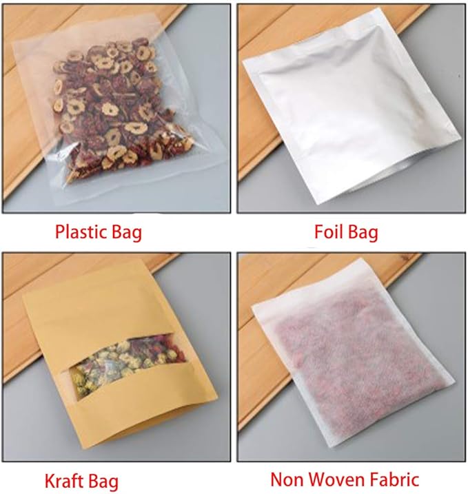 16 inch Manual Impulse Bag Hand Heat Sealer Machine, Bag Sealer Heat Sealing Closer Tool Poly Tubing Plastic Bag, Extra 2 Sheets and 1 Fuse Replacement Kit, Upgraded Digital Display