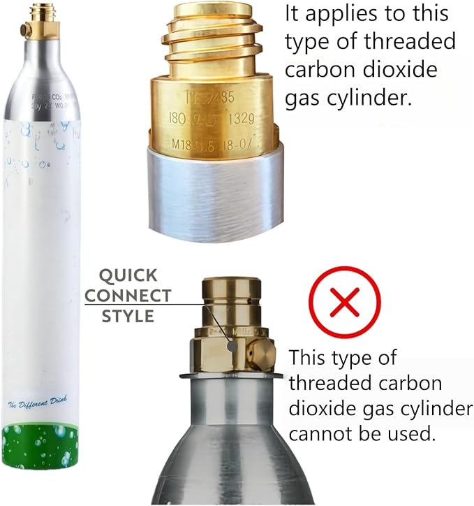 Carbonates Any Drink-Airosia Soda Maker Machine-304 Stainless Steel Sparkling Water Maker, Carbonator Machine with BPA Free Bottles(1L+0.5L) (CO2 Carbonator NOT Included)