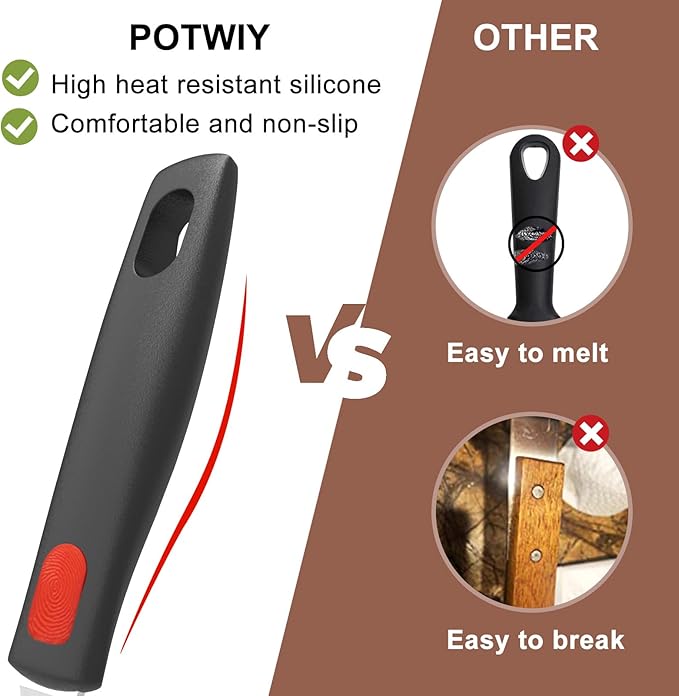 Stainless Steel Spatula Set, 2 Pack Small Metal Spatulas for Kitchen Use, Solid and Slotted Turner with Silicone Handle, Spatula for Cast Iron Skillet Cooking, Cookie and Brownie Serving