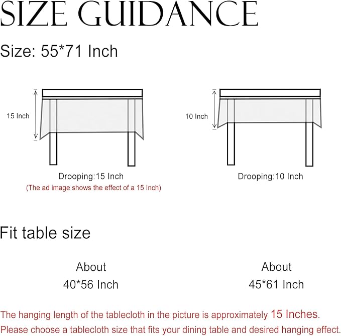 ISAENNE Designer Christmas Beige Linen Small Rectangular Tablecloth,Pinecones Pattern Indoor Tablecloths,Washable Decor Table Cloth for Dining Thanksgiving Kitchen Christmas,55"*71"-Carol B