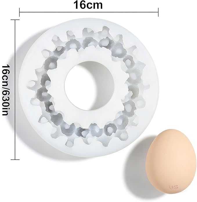 Raspberry Mold Silicone, 3D Berry Shaped Cake Pop Molds for Baking, Realistic Raspberry Rings Mousse Mold for Chocolate, Candy, Fondant, Soap Making, Non-Stick Easy Release Pastry Decorating Tool