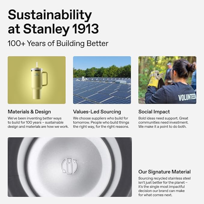 STANLEY Quencher H2.0 Tumbler with Handle and Straw 40 oz | Flowstate 3-Position Lid | Cup Holder Compatible for Travel | Insulated Stainless Steel Cup | BPA-Free | Cobalt