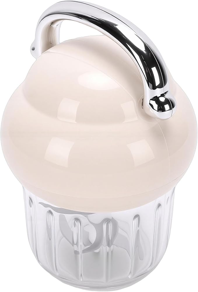 Electric Garlic Chopper, 21000 RPM Portable Veggie Chopper Garlic Onion Grinder Masher, Cordless Mini Baby Food Processor, for Ginger, Chili, Fruit, 350ML