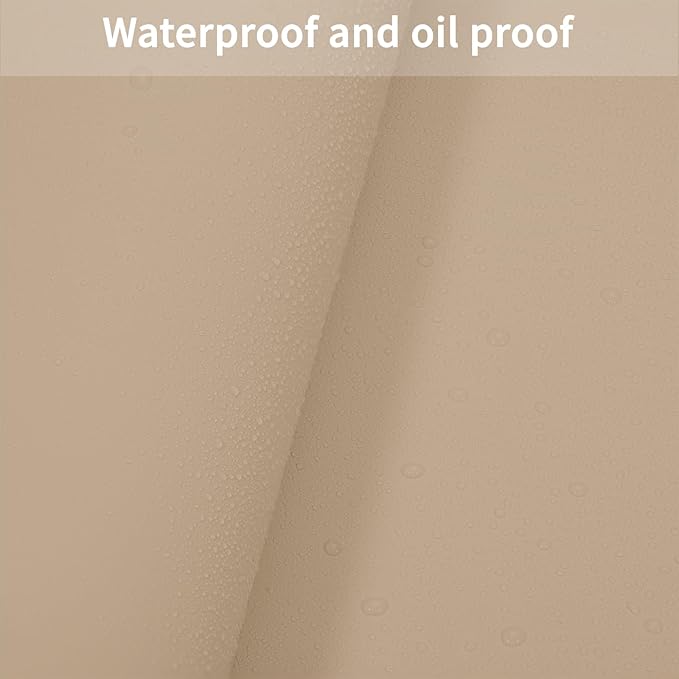 Leather Desk Mat,1.8mm Thick,12x42 Inch Desk Cover,Desk Protector Mat,Dresser Cover Top,Nail Table Mat,Dresser Cover,Quartz Countertop Protector,Table Sticker Cover(Light Brown+Gray,12×42)