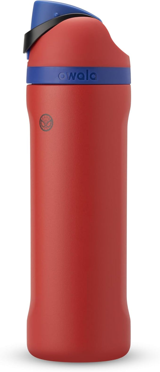 Owala Marvel FreeSip Insulated Stainless Steel Water Bottle with Straw for Sports and Travel, BPA-Free Sports Water Bottle, 24 oz, Spiderman | Insulated, with Straw, BPA-Free, Sports Water Bottle