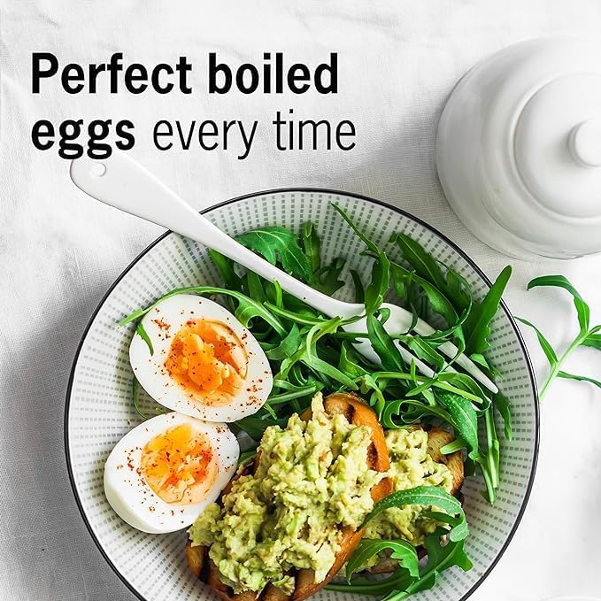 90s BeepEgg – Egg Timer for Boiling Eggs – Musical Egg Cooker for Soft, Medium, Hard Boiled Eggs – Food Safe – Singing Floating Egg Timer – Egg Cooker for 3 Levels of Doneness - Brainstream