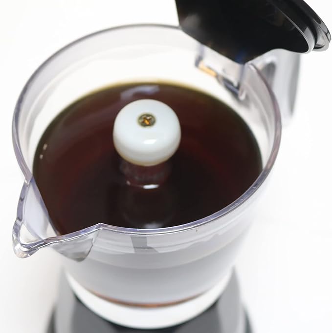 LAOION Cuban Coffee Maker, 6 or 3cup Electric Espresso Coffee Maker, Portable Cafeteras Electricas Modernas, Electric Moka Pot with Detachable Base & Overheat Protection, Coffee Gift for Home Travel