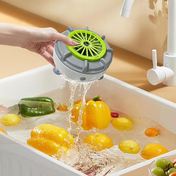Fruit and Vegetable Washers,Portable Electric Fruit and Vegetable Washing Machine, Fruit Purifier Clean Fresh Produce in Water, Waterproof Fruit, Vegetable, Meat and Tableware Cleaner