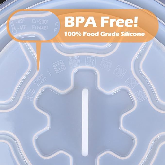 Microwave Cover For Food Silicone Microwave Splatter Cover Dishwasher Safe Dish Covers for Microwave Microwave Food Covers Splatter Guard