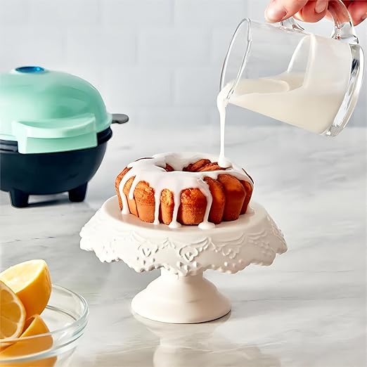 Cake Maker Lava Cake Maker Mini Donut Maker Waffle Maker Pancakes Maker Machine for Breakfast, Snacks, Desserts Non-stick Surface, Cake Machine, Double-sided Heating, White