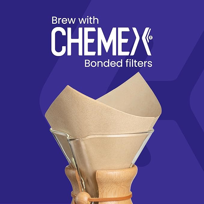 Chemex Pour-Over Glass Coffeemaker - Glass Handle Series - 6-Cup - Exclusive Packaging