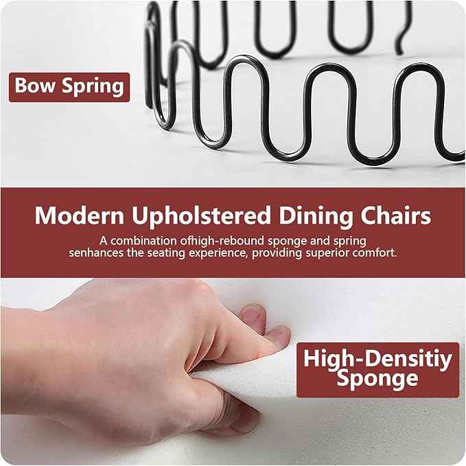 Velvet Dining Chairs Set of 2, Kitchen Chairs Set of 2, Tufted Upholstered Dining Room Chair, Back Ring Pull Trim, Golden Stainless Steel Legs, Wine Red