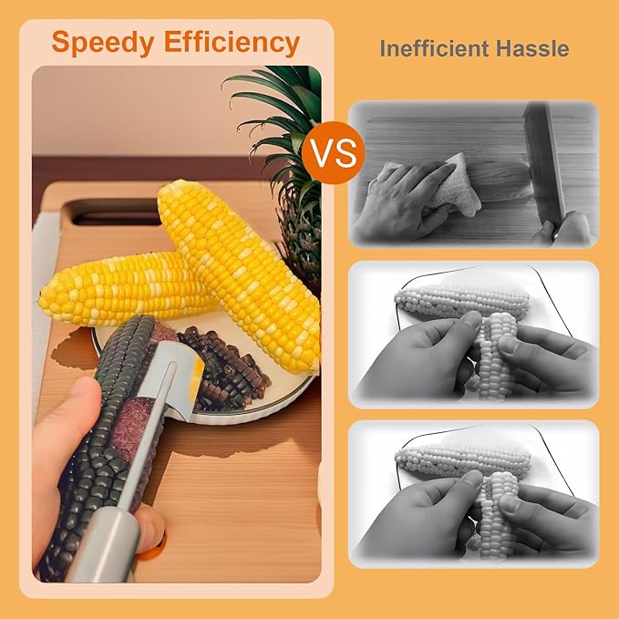 1 Pack Corn Cob Peeler, Corn Stripper, Corn Peeler for Corn on the Cob, Corn Cob Stripper Tool, Efficient Design Perfect for Dining Enthusiasts