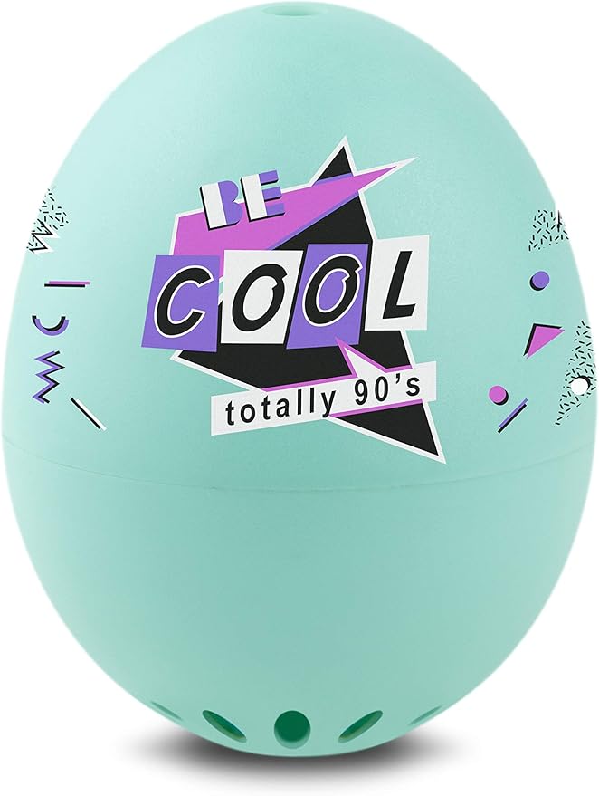 90s BeepEgg – Egg Timer for Boiling Eggs – Musical Egg Cooker for Soft, Medium, Hard Boiled Eggs – Food Safe – Singing Floating Egg Timer – Egg Cooker for 3 Levels of Doneness - Brainstream