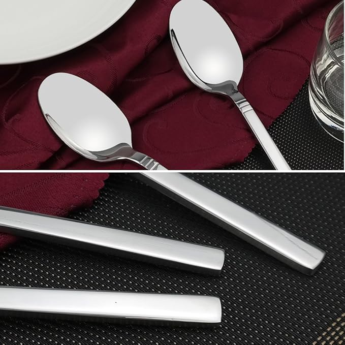 Dinner Spoon, 12-Piece Stainless Steel Spoons, 7.79-INCH