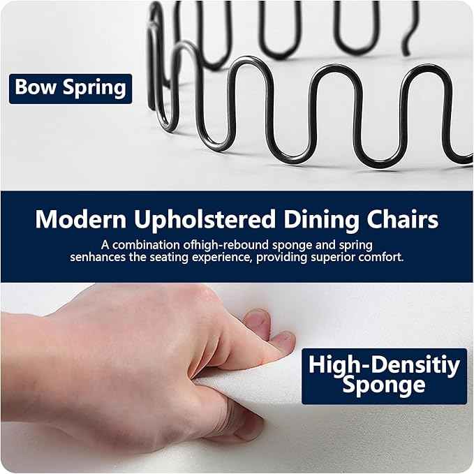Velvet Dining Chairs Set of 4, Kitchen & Dining Room Chairs, Upholstered Dining Chairs with Back Ring Pull and Silver Solid Wood Legs, Modern Tufted Kitchen Chairs for Dining Room, Cream