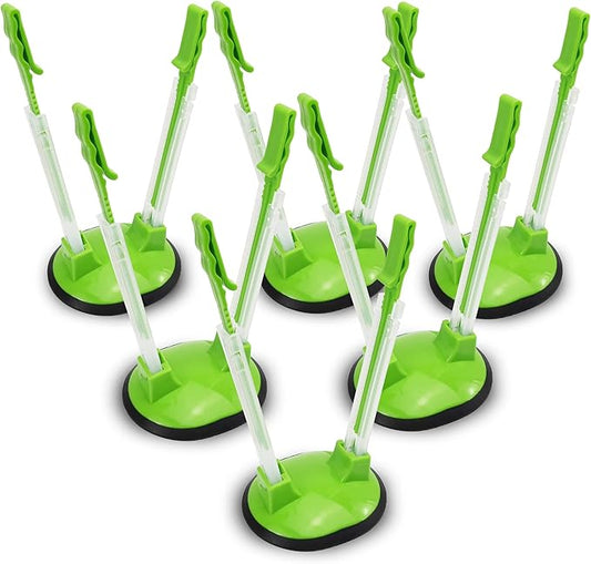 Ziplock Bag Holder Stand Adjustable For Plastic Freezer Bags/Hands Free Baggy Rack Gallon Bag Holder Stand,6 Pack/6pcs