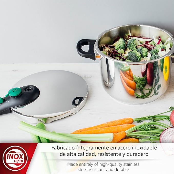 Magefesa Dynamic Pressure Cooker 18/10 Stainless Steel
