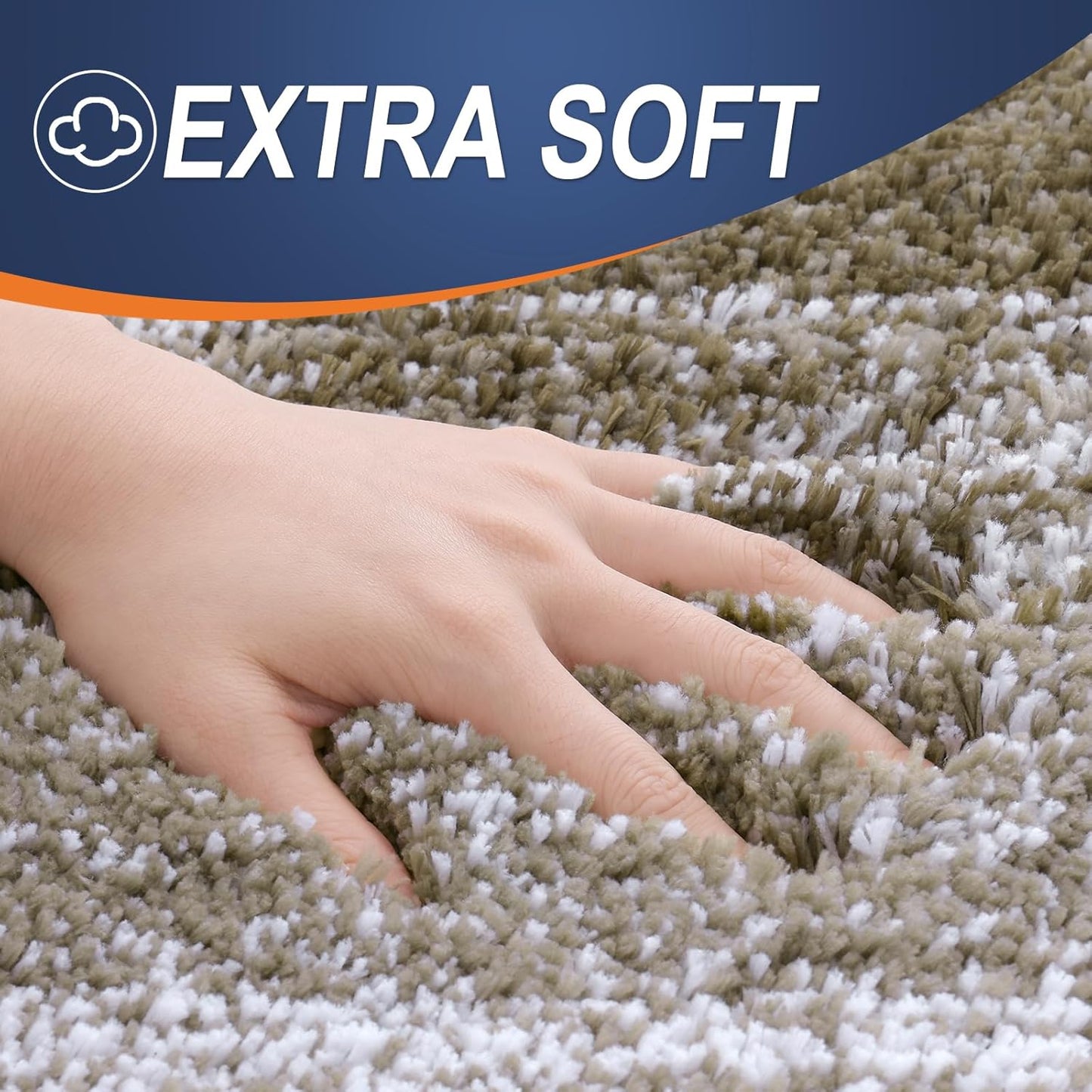 OLANLY Bathroom Runner Rugs 54x24, Extra Soft Absorbent Microfiber Bath Rugs, Rubber Backing, Quick Dry, Machine Washable Bath Mats for Bathroom Floor, Tub and Shower, Home Decor Accessories, Coffee