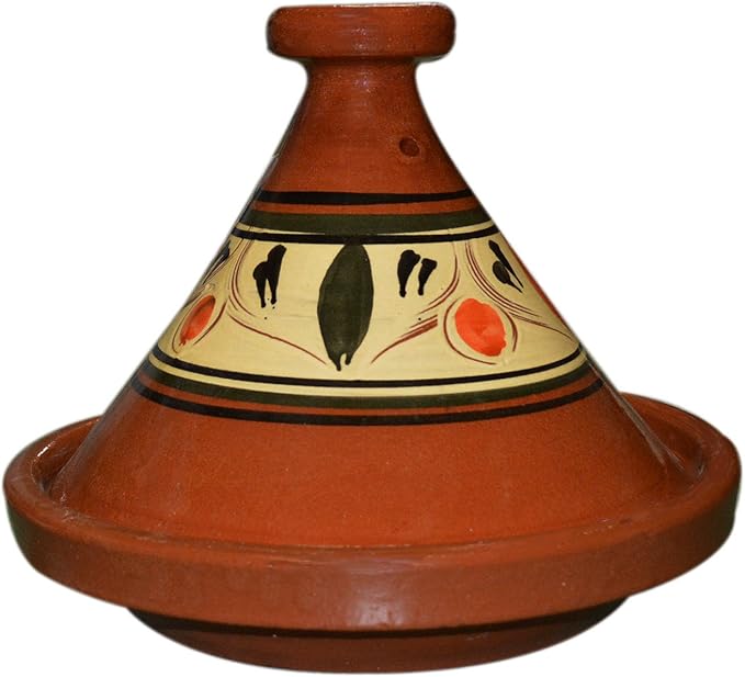 Moroccan Cooking Tagine Handmade Safe Lead Free Traditional Medium Size