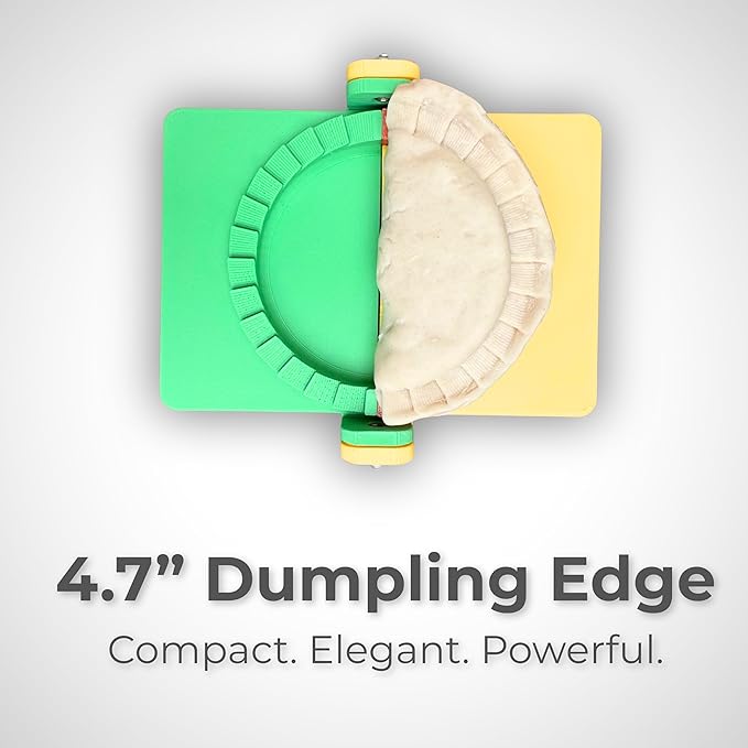 Empanada Maker Press 4.7" (11.94 cm), Empanada Press, Molde para Empanadas, Dumpling Press, Tortilla Sealer, Pierogi Maker, Does NOT cut dough; seals/crimps edges.