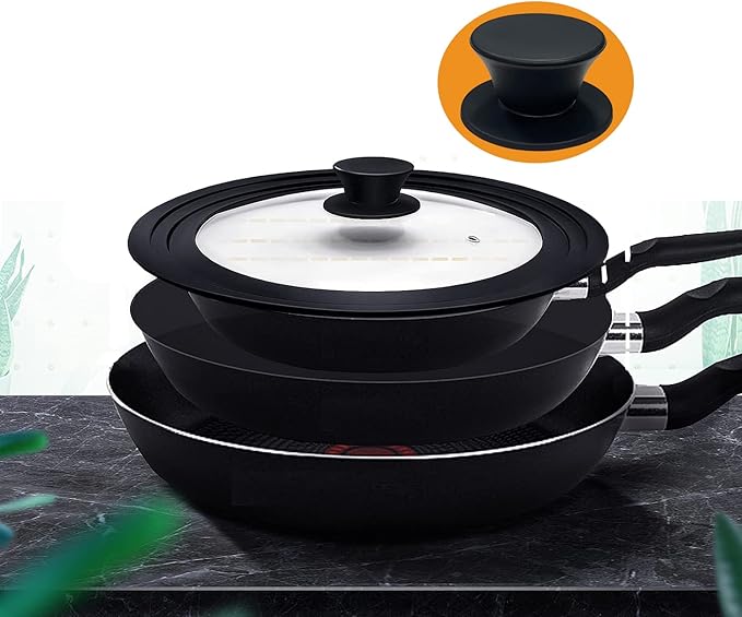 Universal Silicone Pot Lid Replacement Knob,Heat Resistant Pan Lid Holding Handles, Dishwasher Safe, for rival Crockpot Replacement Parts Lid (1 Pcs)
