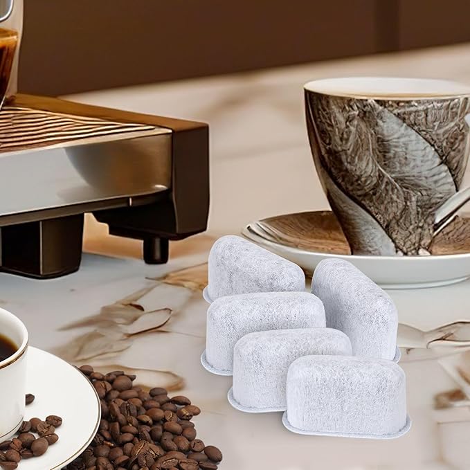 12 Pcs Espresso Machine Filters Replacement for Cuisinart, Activated Charcoal Carbon Coffee Water Filter Cartridges Pods Replacement Compatible with All Cuisinart Coffee Makers Parts Accessories