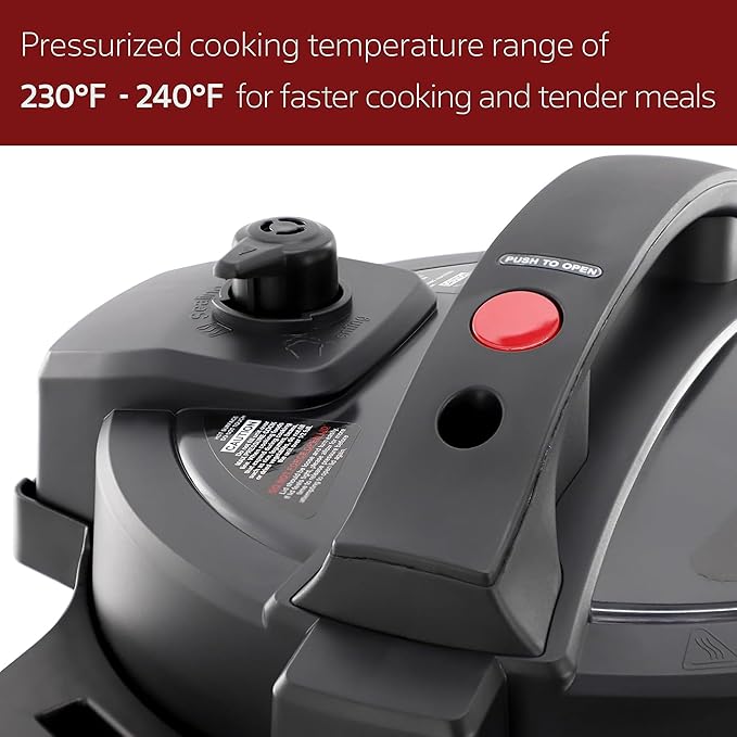 6 Quart 11-in-1 Electric Pressure Cooker – Stainless Steel Multi-Cooker, Programmable Kitchen Appliance