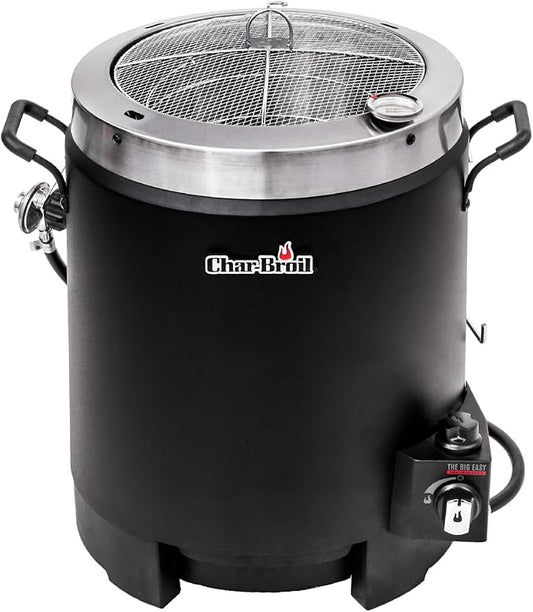 Charbroil® The Big Easy® TRU-Infrared™ Cooking Technology Propane Gas Stainless Steel Oil-Less Turkey Fryer, Black - 17102065