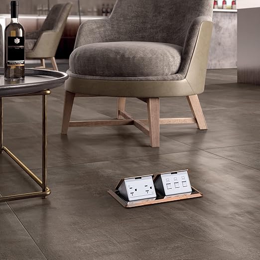 Dual Pop-Up Floor Box Electrical Kit (TR-20A, Bronze)