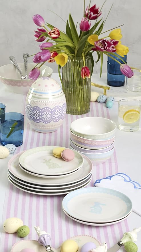Oneida 898192 Bunny Hop Dinner Plates, Set Of 4