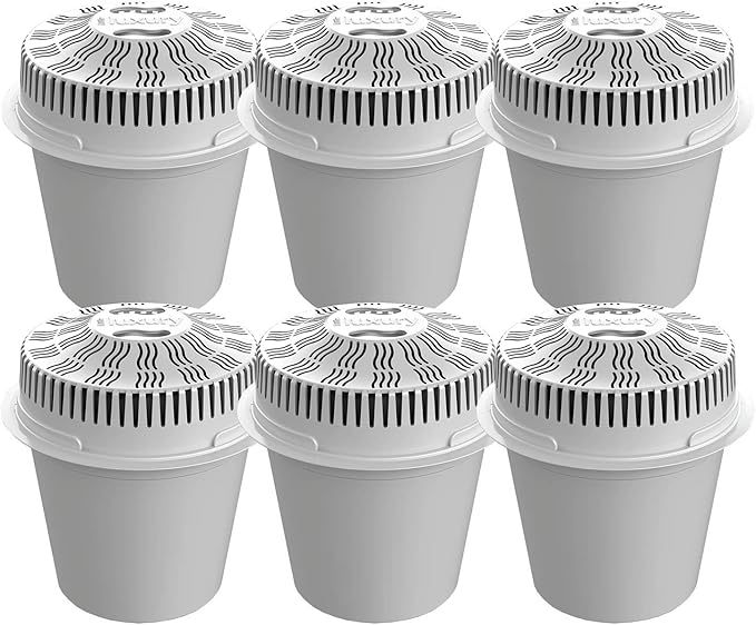 Little Luxury Vitality, Replacement Filters for Water Coolers and Non Cooling Dispensers, 6-Pack