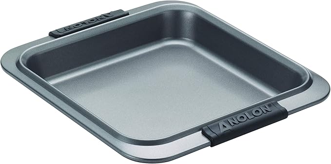 Anolon Advanced Nonstick Bakeware Set / Baking Pans with Grips - 5 Piece, Gray,57327,Graphite