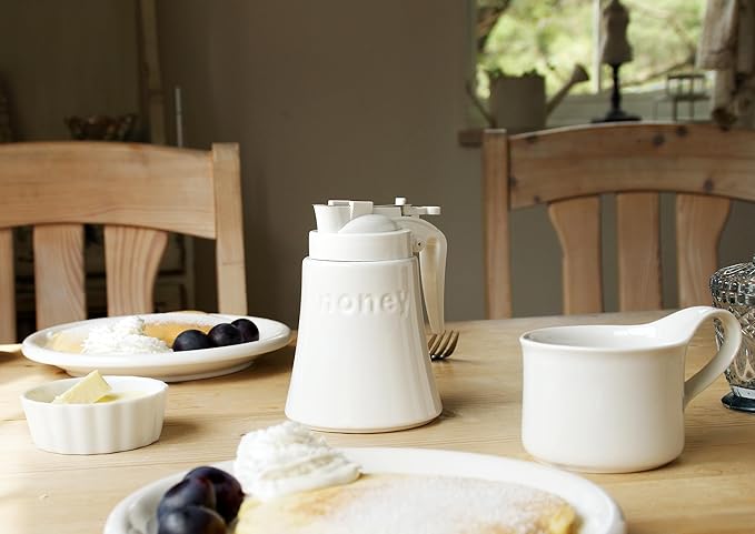 ZERO JAPAN Honey Pot BRM-40 WH, White, w3.9 x d3.5 x h4.9 inches (100 x 90 x 125 mm)