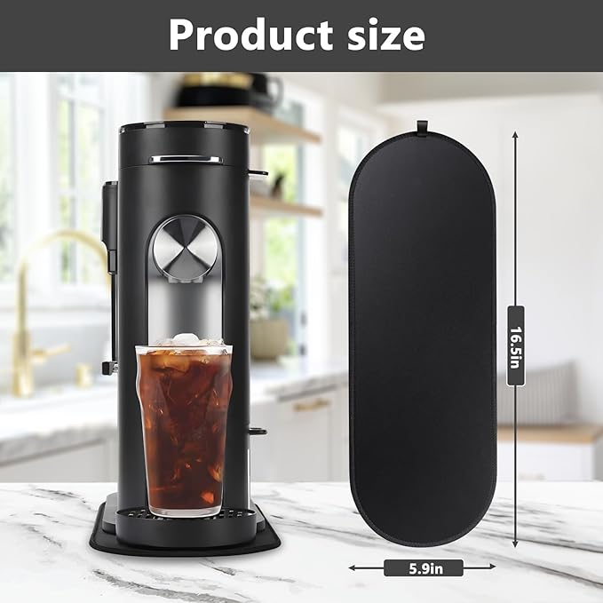 Sliding Pad for Ninja Single Serve Coffee Maker PB051 & PB055, Anti-slip Base Design Is Not Easy to Move, Convenient Storage Strap Design, Ideal Gift for Mom