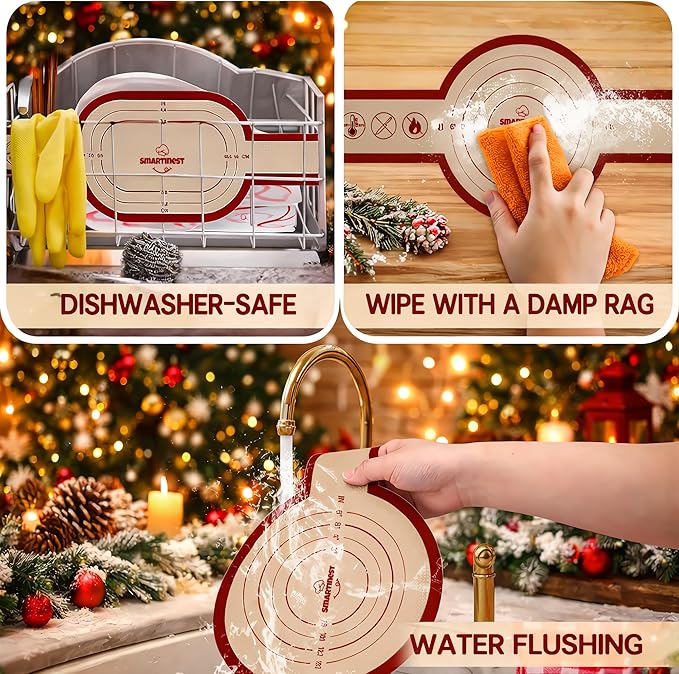 Sourdough Silicone Bread Sling for Dutch Oven, 2PCS Non-Stick Reusable Baking Mat with Long Handles, Essentials Bread Making Supplies for Dough Transfer and Loaf Pan Lifter Liner, Set 2Pcs Round