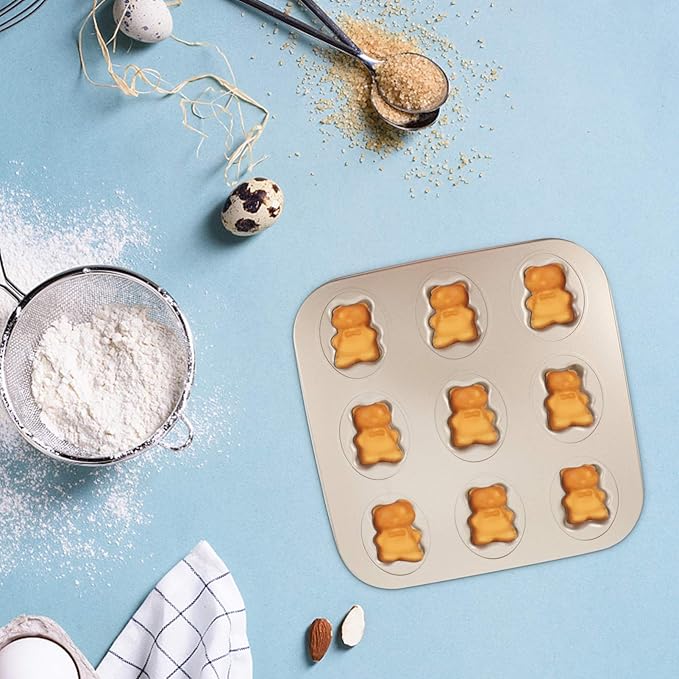 Cake Tin， Non-Stick Cake Mould, Baking Tools Baking Mold,Cake Mould,Baking Madeleine Mold Cake Pan Nonstick Small Baking Pan Pig Baking Mold Heavy Carbon Steel for Oven Baking Cookies Cake Chocolate P