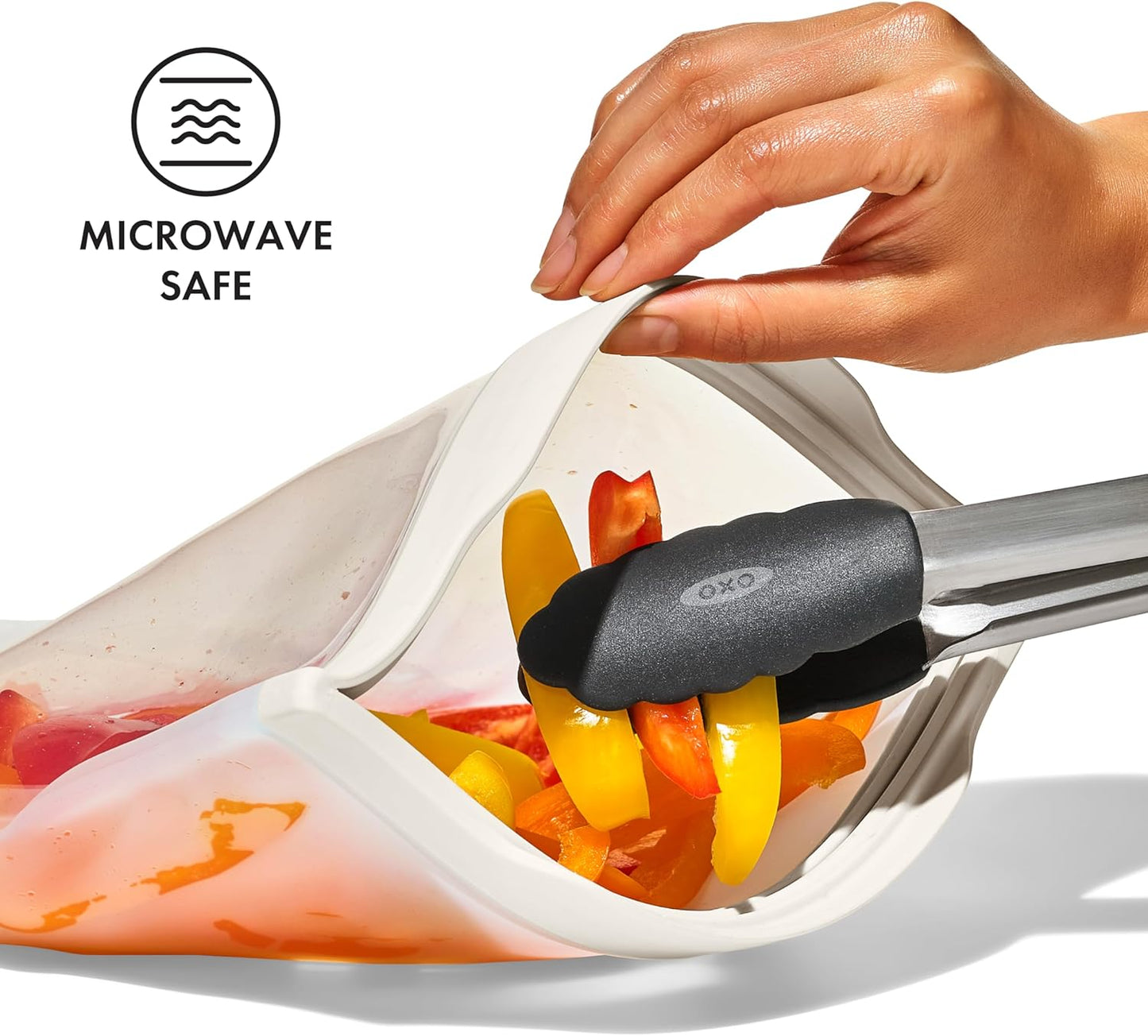 OXO Good Grips Silicone Reusable Bag – Sandwich Bag (28 oz) - Lagoon