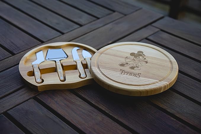 PICNIC TIME NFL unisex-adult NFL Mickey Circo Cheese Cutting Board & Tools Set