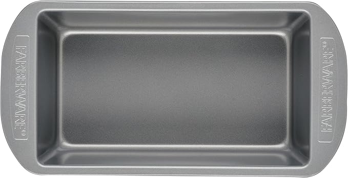 Farberware Nonstick Bakeware 9-Inch x 5-Inch Loaf Pan, Gray
